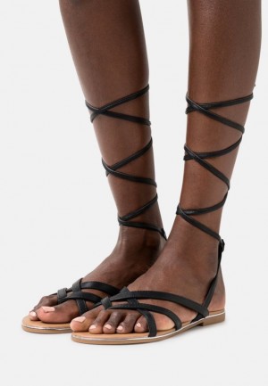 Dámské Sandály Anna Field T Bar Sandals Černé | FXLB-18976