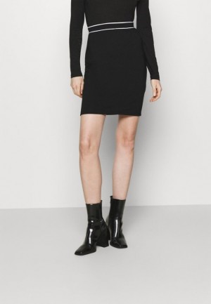 Dámské Sukně Anna Field Mini Punto Smart Comfy Skirt Pencil Skirt Černé | LAPX-25603