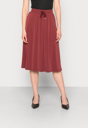 Dámské Sukně Anna Field Plisovaný Skirt Tmavě Červené | HFLB-17805