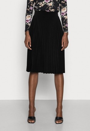 Dámské Sukně Anna Field Plisse A Line Mini Skirt A Line Skirt Černé | KEVQ-75013