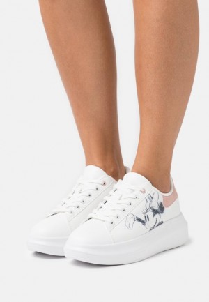 Dámské Tenisky Anna Field Disney Mickey Mouse Trainers Bílé | YNHW-84526