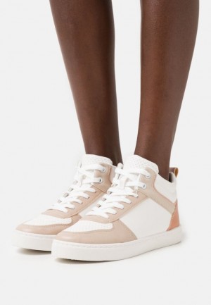 Dámské Tenisky Anna Field High Top Trainers Bílé | QEXT-67480