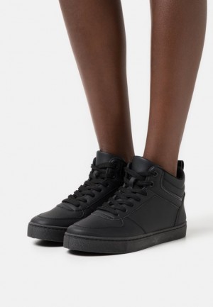 Dámské Tenisky Anna Field High Top Trainers Černé | QACI-42036