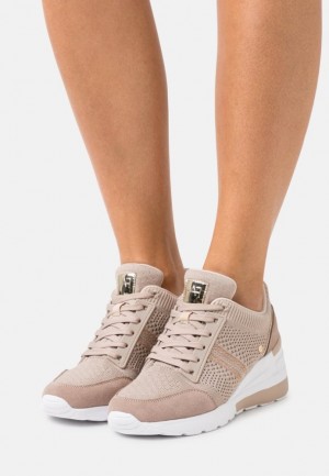 Dámské Tenisky Anna Field Læder Mix Trainers Béžový | QYRO-78563