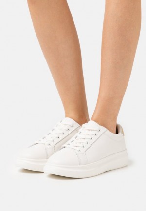 Dámské Tenisky Anna Field Læder Trainers Bílé | KYXP-54920