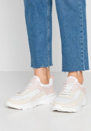 Dámské Tenisky Anna Field Læder Trainers Bílé | UAIL-47609