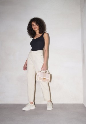 Dámské Tenisky Anna Field Læder Trainers Béžový | SIHT-64931