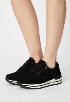 Dámské Tenisky Anna Field Læder Trainers Černé | WEUR-03871