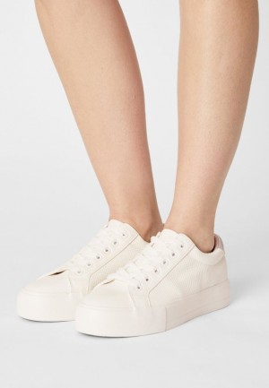 Dámské Tenisky Anna Field Pohodlí Trainers Bílé | TDXJ-06213