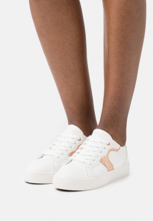 Dámské Tenisky Anna Field Trainers Bílé | VATN-83497
