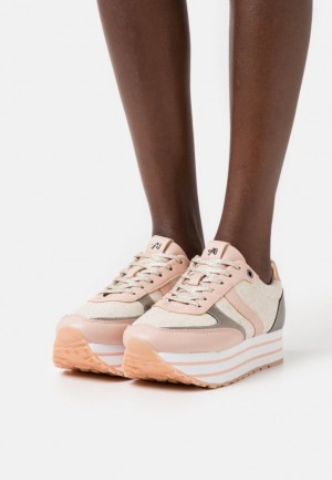 Dámské Tenisky Anna Field Trainers Béžový | ZRKO-92571