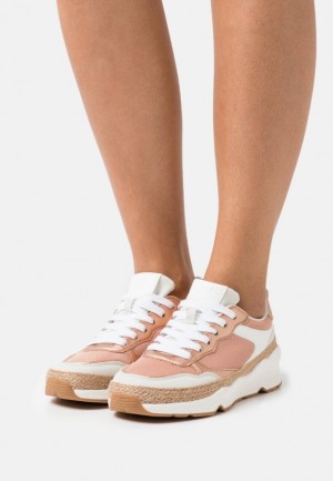 Dámské Tenisky Anna Field Trainers Růžové Zlaté | THIM-20576