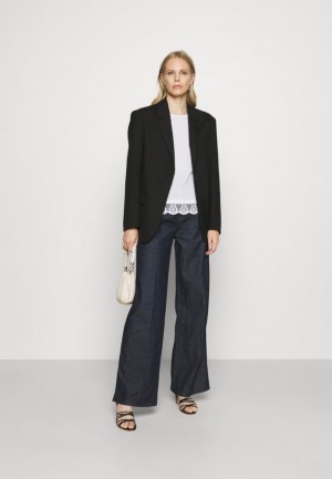 Dámské Tričko Anna Field 2 Pack Long Sleeved Top Černé | PDKE-89236