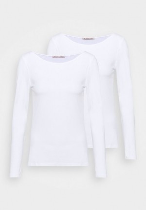 Dámské Tričko Anna Field 2 Pack Long Sleeved Top Bílé | KGVI-36024