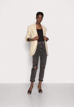 Dámské Tričko Anna Field 2 Pack Long Sleeved Top Černé | GPOB-28657