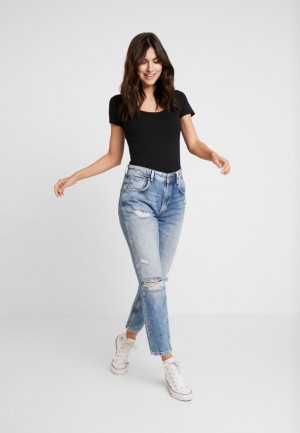 Dámské Tričko Anna Field 3 Pack Basic T Shirt Bílé | NOPC-03746