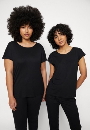Dámské Tričko Anna Field 3 Pack Print T Shirt Světle Blankyt | MLWF-83647