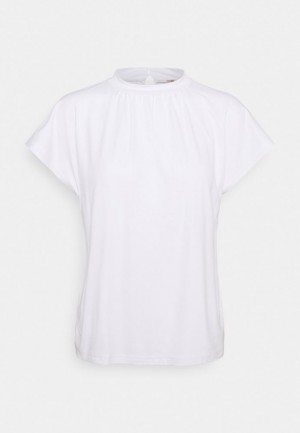 Dámské Tričko Anna Field Basic T Shirt Bílé | DIEP-76509