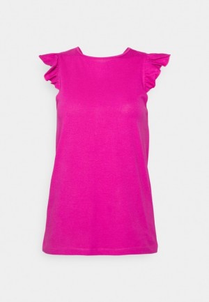Dámské Tričko Anna Field Basic T Shirt Růžové | NISO-20168