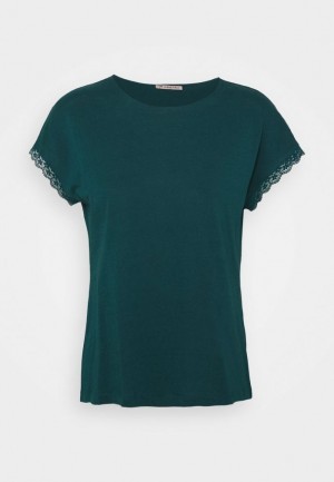 Dámské Tričko Anna Field Basic T Shirt Tyrkysové | FMDO-92514