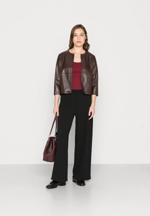 Dámské Tričko Anna Field Basic Tank 3er Pack Top Černé | XKRZ-27483