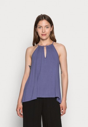 Dámské Tričko Anna Field Keyhole Halterneck Top Blankyt | INTH-71089