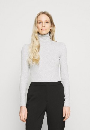 Dámské Tričko Anna Field Long Sleeved Top Světle Šedé | HTZR-51627