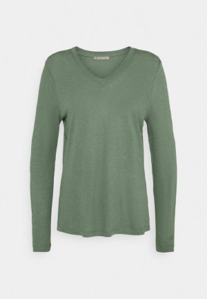 Dámské Tričko Anna Field Long Sleeved Top Světle Zelene | PVWG-72056