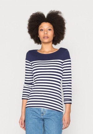 Dámské Tričko Anna Field Long Sleeved Top Tmavě Blankyt | QMWP-46290