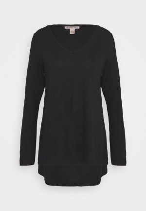 Dámské Tričko Anna Field Long Sleeved Top Černé | KPBV-65948