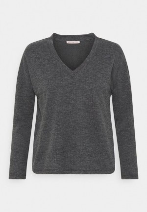 Dámské Tričko Anna Field Long Sleeved Top Šedé | YBJS-75429
