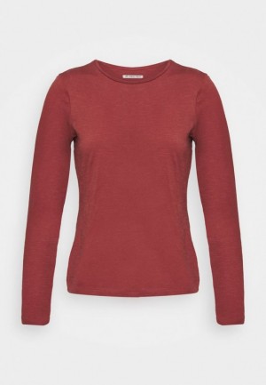 Dámské Tričko Anna Field Long Sleeved Top Červené | PNIE-49872