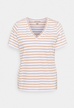 Dámské Tričko Anna Field Print T Shirt Bílé | YUDK-15386