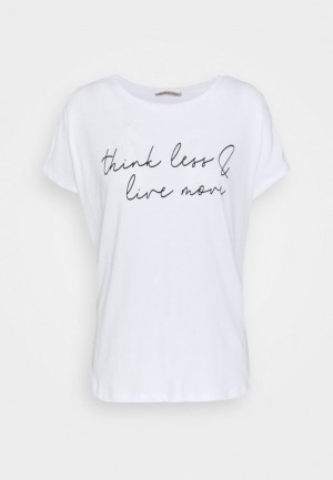 Dámské Tričko Anna Field Print T Shirt Bílé | IPXT-90812