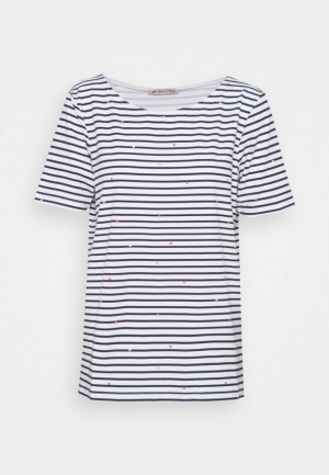 Dámské Tričko Anna Field Print T Shirt Bílé | HCTB-53692