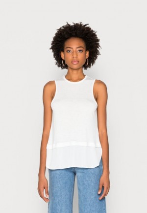 Dámské Tričko Anna Field Print T Shirt Bílé | TKWO-51870