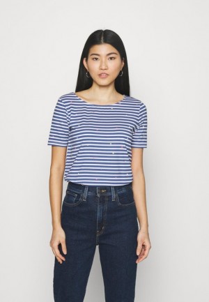 Dámské Tričko Anna Field Print T Shirt Blankyt | KGAY-62943