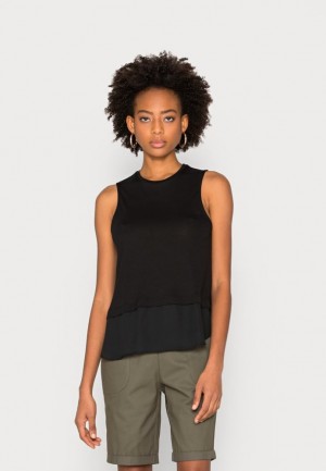 Dámské Tričko Anna Field Print T Shirt Černé | TBXU-37621