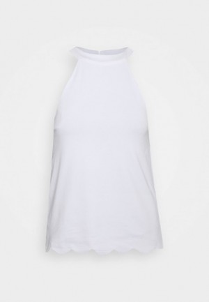 Dámské Tričko Anna Field Top Bílé | BGLV-02749