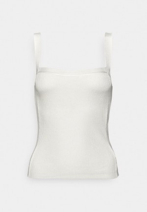 Dámské Tričko Anna Field Top Bílé | CTDM-01287