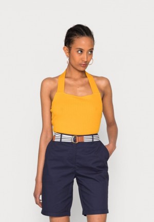 Dámské Tričko Anna Field Top Tmavě Žluté | LXUB-01248