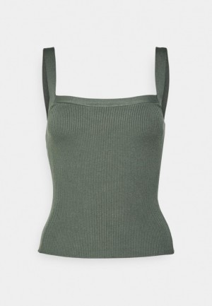 Dámské Tričko Anna Field Top Zelene | YBLP-95342