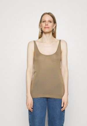 Dámské Tričko Anna Field Top Šedé | SFLM-20345