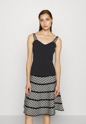 Dámské Tričko Anna Field Top Černé | ASGD-47103