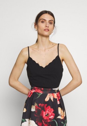 Dámské Tričko Anna Field Top Černé | BWHG-70643