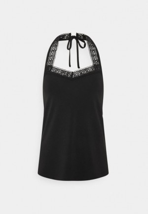 Dámské Tričko Anna Field Top Černé | JXKC-83095
