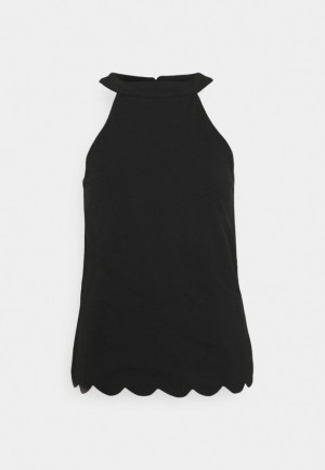 Dámské Tričko Anna Field Top Černé | SFQU-47329