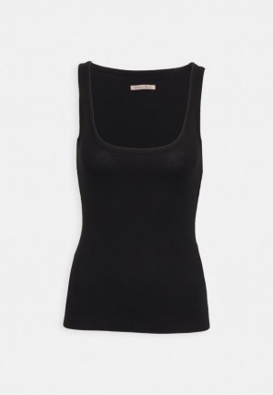 Dámské Tričko Anna Field Top Černé | VIHD-21394