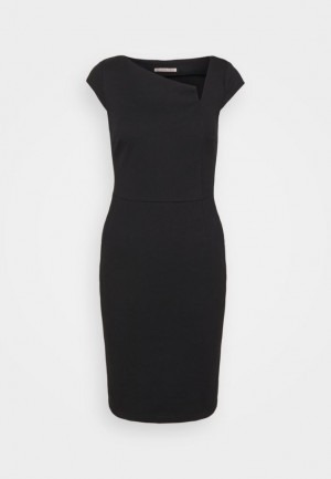 Dámské Šaty Anna Field Běžné Smar Mini Bodycon Šaty With Cut Out Shift Šaty Černé | UKYN-02183