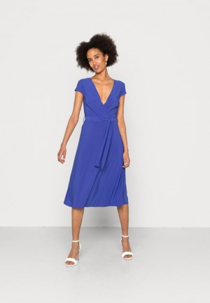 Dámské Šaty Anna Field Jersey Šaty Blankyt | OEWI-30576